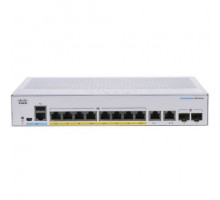 Коммутатор Cisco CBS350-8FP-E-2G-EU