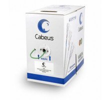 Витая пара AWG 24 кат.5e Cabeus UTP-4P-Cat.5e-SOLID-GN 4 пары зеленая