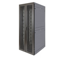 Шкаф серверный напольный Eurolan Rackcenter D9000, IP20, 48U, 2320х750х1200 мм (ВхШхГ), дверь: двойная распашная, перфорация, боковая панель: сплошная