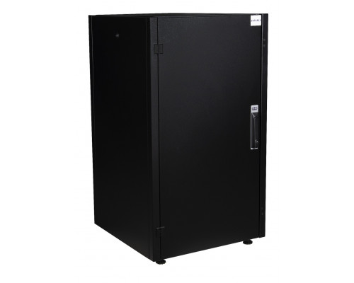 Шкаф телекоммуникационный напольный Datarex, IP20, 20U, 1033х600х600 мм (ВхШхГ), дверь: металл, боковая панель: сплошная съемная, разборный, цвет: чёр