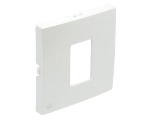 Лиц. панель розеточная Efapel Logus90, 1х RJ45, плоская, цвет: белый (90751 TBR)