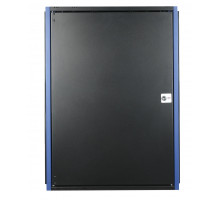 Шкаф телекоммуникационный настенный Datarex, 19&quot;, 18U, 757х600х600 мм (ВхШхГ), дверь: металл, разборный, цвет: чёрный