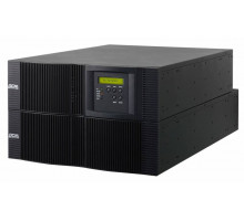 ИБП Powercom VRT, 10000ВА, линейно-интерактивный, универсальный, 428х658х130 (ШхГхВ), 230V, 3U,  однофазный, Ethernet, (VRT-10K)