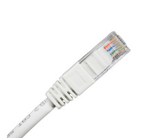 Шнур комм. BNH, кат. 5е, неэкр., U/UTP, RJ45/RJ45, LSZH, AWG24 1.5м, белый