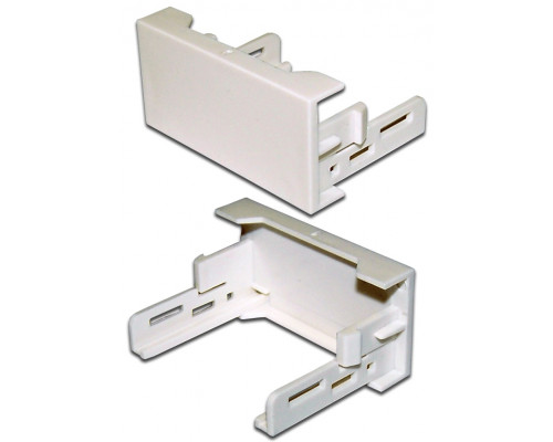 Заглушка Lanmaster, 2х keystone, 22,5х45 мм (ВхШ), плоская, в розетку Mosaic, цвет: белый (LAN-WA-LP-XX-WH)