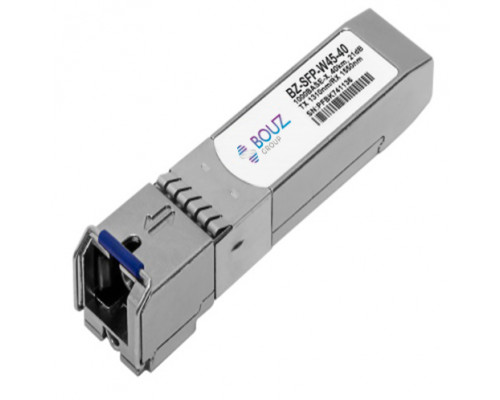 Модуль BOUZ, SFP 1.25G WDM до 40км, Tx 1490нм/Rx 1550нм, SC, DDM