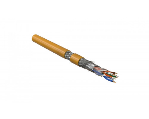 Кабель витая пара Hyperline SFUTP4-C5E-P26-IN-LSZH, LSZH (нг(A)-HF), SF/UTP, кат. 5е, проводник Ø 0,48мм, 305м, коробка, тип прокладки: внутри зданий,