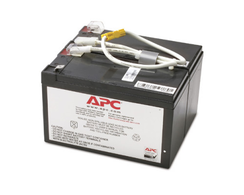 Аккумулятор для ИБП APC, 150х130х94 мм (ВхШхГ),  свинцово-кислотный с загущенным электролитом, 168 Ач, цвет: чёрный, (RBC5)