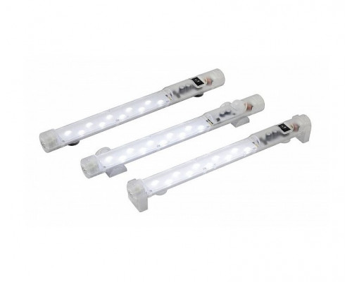 Панель осветительная STEGO LED 025, 351х34 мм (ВхШ), 100-240 (ac)V, для электротехнических шкафов, пластик, цвет: прозрачный, выключатель, магнитное к