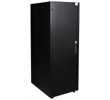 Шкаф телекоммуникационный напольный Datarex, IP20, 36U, 1744х600х800 мм (ВхШхГ), дверь: металл, боковая панель: сплошная съемная, разборный, цвет: чёр