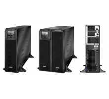 ИБП APC Smart-UPS SRT, 5000ВА, онлайн, напольный, 432х719х130 (ШхГхВ), 230V,  однофазный, Ethernet, (SRT5KXLI)