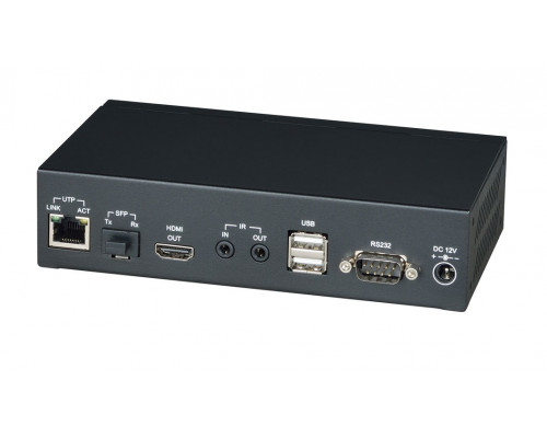 Приёмник SC&T, портов: 1, HDMI (Type A), USB-A, RJ45, (HKM02BPR-4K)