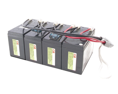 Аккумулятор для ИБП APC, 264х152х102 мм (ВхШхГ),  свинцово-кислотный с загущенным электролитом, 432 Ач, цвет: чёрный, (RBC25)