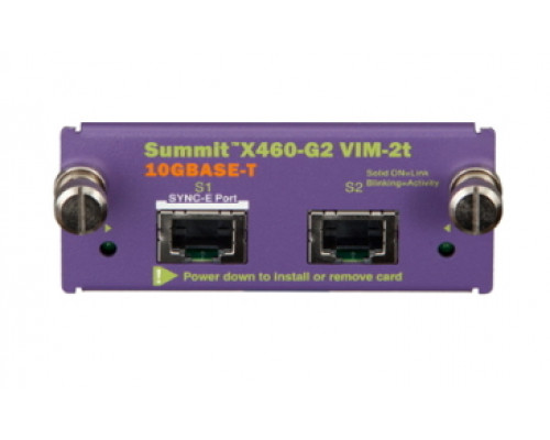 Модуль для коммутаторов Extreme Summit X460-G2 VIM-2T