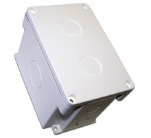 Коробка для наст. монтажа Lanmaster, 2 модуля, 120х80 мм (ВхШ), цвет: белый