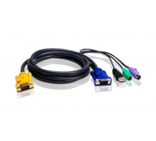 Шнур ввода/вывода Aten, USB (Type A), 1.8 м, разъём SPHD 3 в 1, (2L-5302UP)
