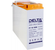 Аккумулятор для ИБП Delta Battery FT-M, 243х106х277 мм (ВхШхГ),  Необслуживаемый свинцово-кислотный,  12V/50 Ач, цвет: белый, (FT 12-50 M)