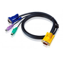 Шнур ввода/вывода Aten, SPHD-15, 3 м, разъём SPHD 3 в 1, (2L-5203P)