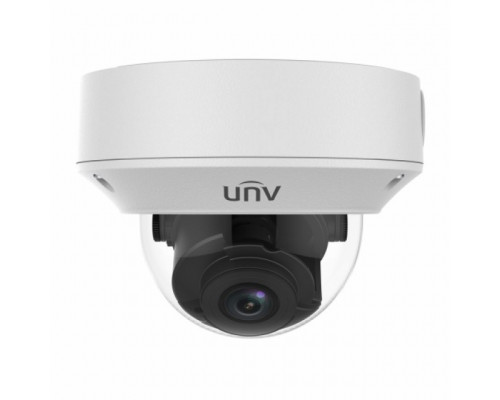 Сетевая IP видеокамера Uniview, купольная, универсальная, 5Мп, 1/2,7’, 2592х1944, 20 к/с, ИК, цв:0,001лк, об-в:мотор-ый f=2.7-13.5мм, IPC3635ER3-DUPZ-