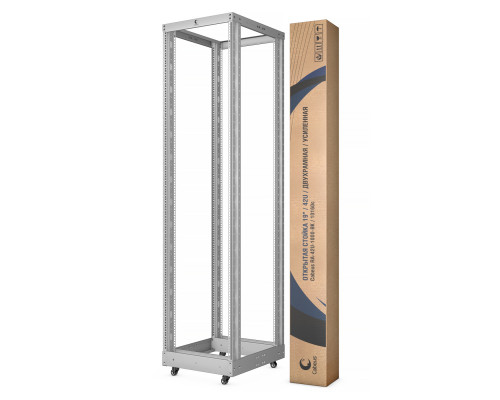 Открытая серверная стойка 19" 32U Cabeus RA-32U серая