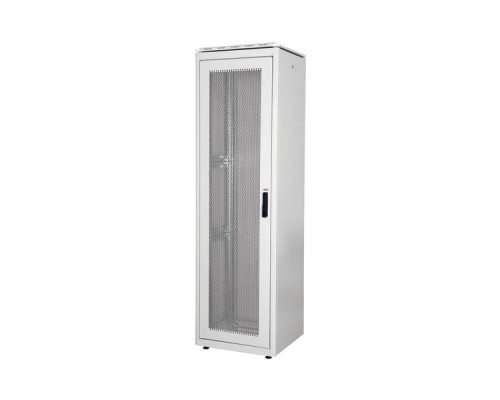 Шкаф серверный напольный Lande DYNAmic, IP20, 42U, 2053х600х800 мм (ВхШхГ), дверь: перфорация, боковая панель: сплошная съемная, собранный, цвет: серы