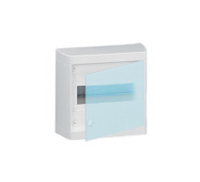 Щит электрический настенный Legrand Nedbox, IP40, 1ряд.  8мод., с клеммным блоком, дверь: прозрачная, корпус: полистирол, цвет: белый