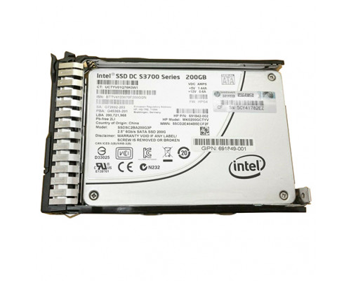 Накопитель SSD HPE 800GB 6G 2.5&quot; SATA, 691868-B21