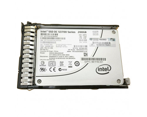 Накопитель SSD HPE 800GB 6G 2.5" SATA, 691868-B21
