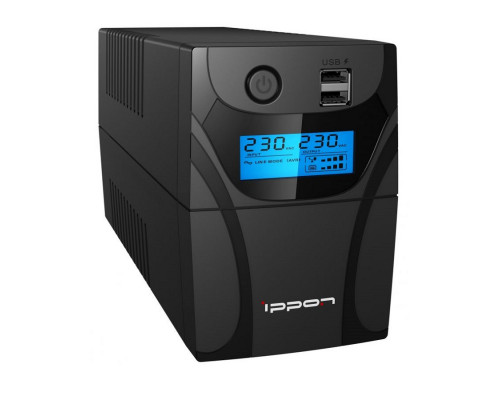 ИБП IPPON Back Power Pro II Euro, 850ВА, ip 20, линейно-интерактивный, напольный, 100х290х140 (ШхГхВ), 220V,  однофазный, (1005575)