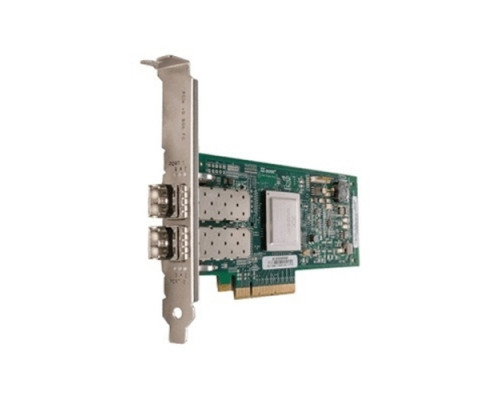 Контроллер Qlogic 8Gb 2-port FC HBA x8 PCIe LC multi-mode optic, QLE2562-CK