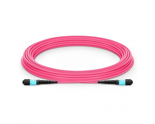 Патчкорд оптический BOUZ, MTP/UPC-MTP/UPC MM4, Simplex, 12 волокон, 10 метров, LSZH 3 мм