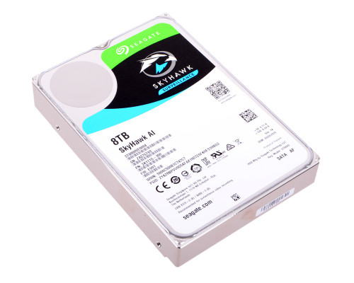 Жёсткий диск Seagate SkyHawk AI, 8 ТБ, SATA, 7 200 rpm, ST8000VE001