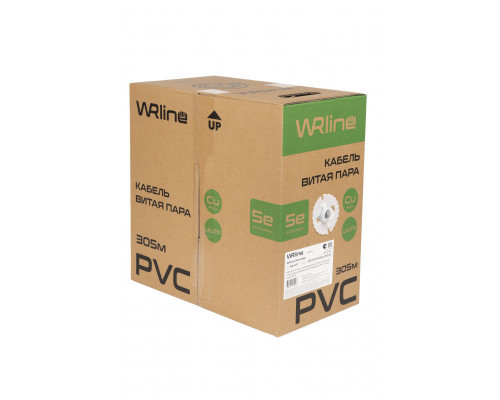 Кабель витая пара  WRline WR-UTP-4P-C5E-L-PVC-GY