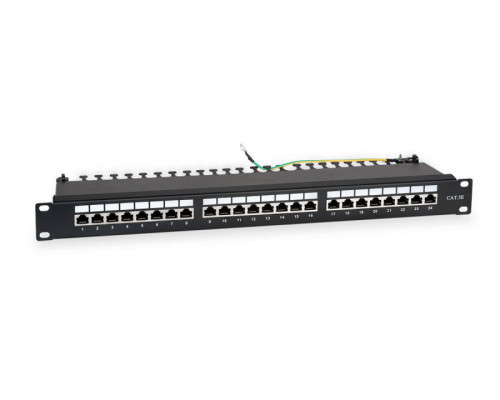 Патч-панель 19"  WRline WR-PL-24-C5E-SH-D (1U)