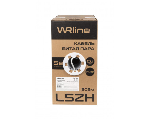 Кабель витая пара  WRline WR-FTP-4P-C5E-LSZH-GY